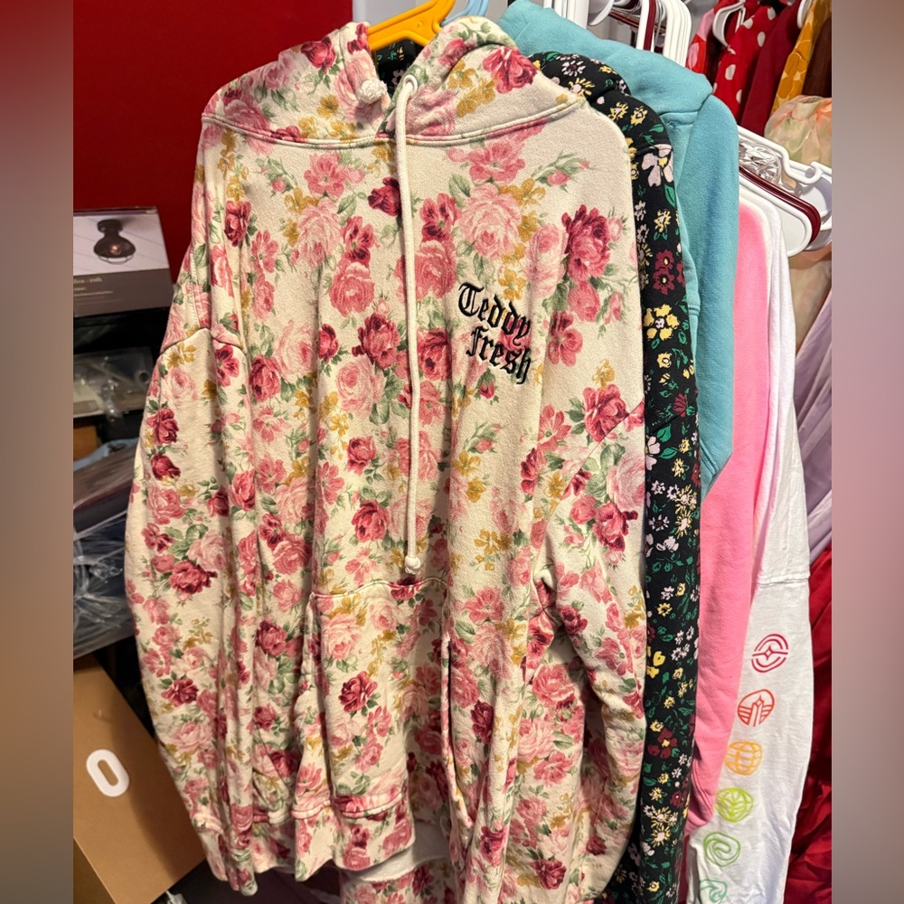 Teddy Fresh Floral Grandma Hoodie